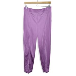 Vintage Nike Track Pants M Blue Tag Tapered Leg Shiny Y2K Swishy